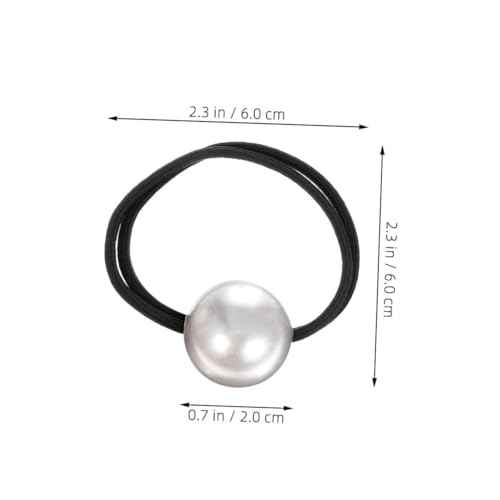 HAMPPLIES 4 Stück Teiliges Perlenglanz Haargummis Elastische Schonende Pferdeschwanzhalter mit Großem Schmuck perlendetail für Damen Mädchen Modisches Haarschmuck Zubehör HAMPPLIES 4 Stück Teiliges Perlenglanz Haargummis Elastische Schonende Pferdeschwanzhalter mit Großem Schmuck perlendetail für Damen Mädchen Modisches Haarschmuck Zubehör von HAMPPLIES