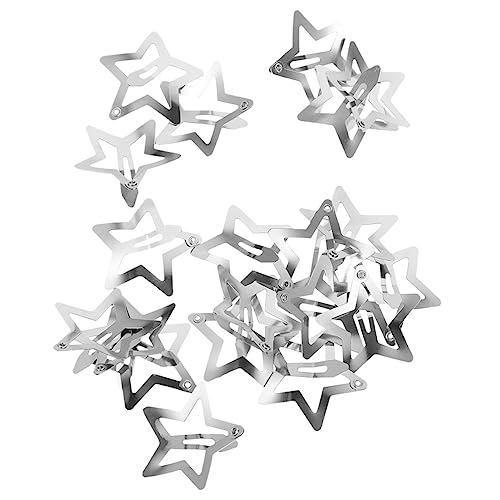 HAMPPLIES 40 Stück Teiliges Süße Stern Haarclips für Mädchen Jahre Kleine Leichte Haarklammern zum Schnellen Styling Haarschmuck Accessoires für Schule Party und Alltag von HAMPPLIES