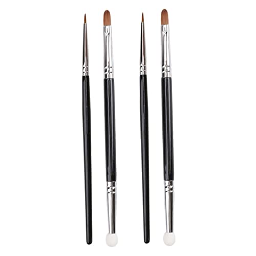 HAMPPLIES 4Stücke Teiliges Tragbares Concealer Pinsel Dual Head Make Up Bürsten für Eyeliner und Concealer Anwendungen für Zuhause und Reisen Hochflexible und Langlebige HAMPPLIES 4Stücke Teiliges Tragbares Concealer Pinsel Dual Head Make Up Bürsten für Eyeliner und Concealer Anwendungen für Zuhause und Reisen Hochflexible und Langlebige von HAMPPLIES