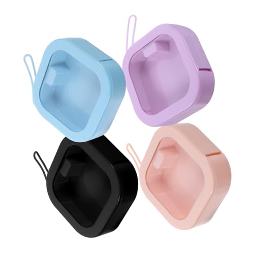 HAMPPLIES 4stücke Reiseschmuckkästchen Für Mädchen Kleiner Schmuck Organizer Mit Ohrringhalter Schmuckaufbewahrungsbox Für Halsketten Reise Schmucketui Für Frauen Schmucketui Mit Sicheren Ve von HAMPPLIES