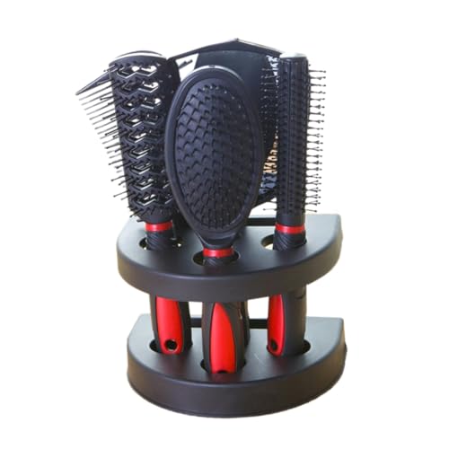 HAMPPLIES 5 Stück Kammspiegel Mit Antistatischer Haarbürste Und Haarkamm Professionelles Styling Tool Für Frauen Für Haarpflege Und Unterwegs Rot HAMPPLIES 5 Stück Kammspiegel Mit Antistatischer Haarbürste Und Haarkamm Professionelles Styling Tool Für Frauen Für Haarpflege Und Unterwegs Rot von HAMPPLIES