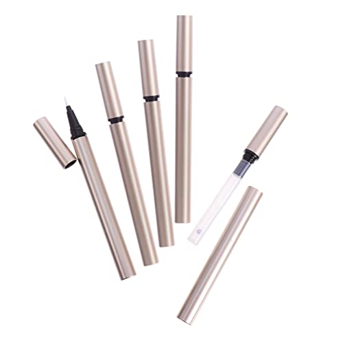 HAMPPLIES 5 Stück Nachfüllbare Eyeliner Röhrchen Leere Flüssig Eyeliner Applikatoren Behälter für Kosmetik für Unterwegs von HAMPPLIES