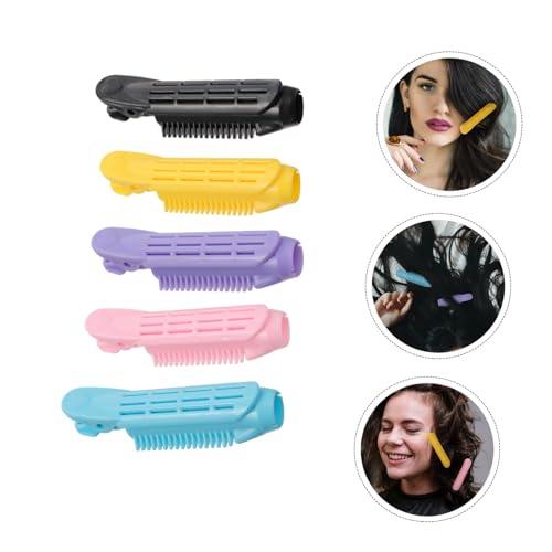 HAMPPLIES 5 Stück Teiliges Kunststoff Haarwickler für Natürliches Lockenstyling Langlebige und Leichte Haarstyling tools Einfache Anwendung für Damen und Mädchen für Zuhause und Reisen von HAMPPLIES