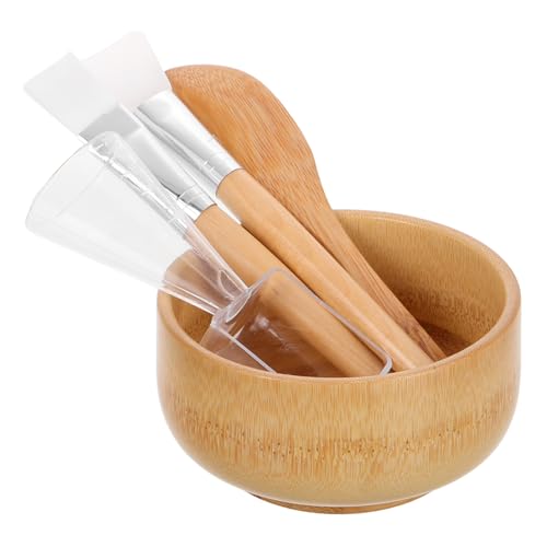 HAMPPLIES 5stücke Gesichtsschalen Spatel Pinsel Und Löffel Für Diy- Komplettset Für Schönheitsroutine Und Home-spa von HAMPPLIES