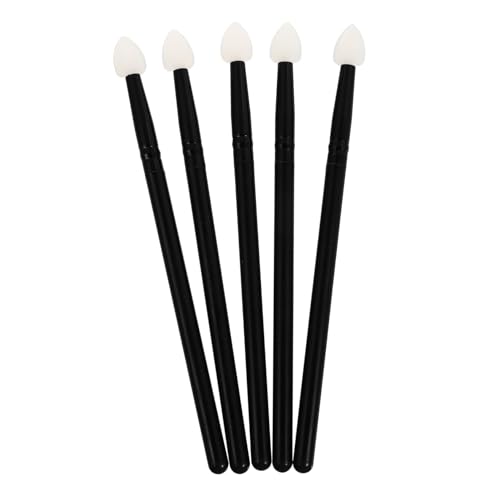 HAMPPLIES 5 Stück Teiliges Silikon Lidschatten Pinsel mit Ergonomischem Griff Wiederverwendbar und Leicht zu Reinigen Vielseitig für Make Up und Gesichtspflege Geeignet für Anfänger und von HAMPPLIES