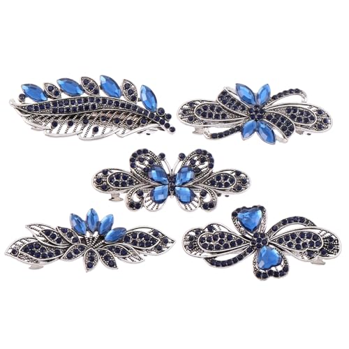 HAMPPLIES 5 Stück Teiliges Wasser funkelnd Haarspangen mit Federmechanismus Glatte Oberfläche Rutschfest Dekorativer Haarschmuck für Damen und Mädchen Geeignet für Partys Alltag HAMPPLIES 5 Stück Teiliges Wasser funkelnd Haarspangen mit Federmechanismus Glatte Oberfläche Rutschfest Dekorativer Haarschmuck für Damen und Mädchen Geeignet für Partys Alltag von HAMPPLIES
