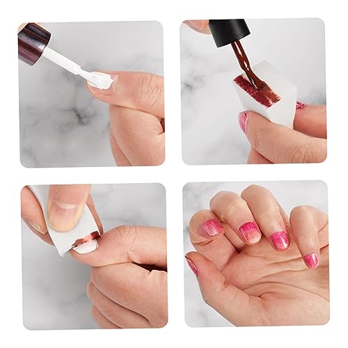 HAMPPLIES 50stücke Wiederverwendbar Nagel-siegel Schwamm Nail Seal Art Stempel Maniküre Werkzeug Weiß Für Nail Art Und Anfänger von HAMPPLIES