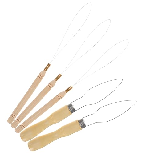 HAMPPLIES 5stücke Perlen Einfädler Werkzeuge Diy Stricknadeln Perlenfädeln Schmuckmachen Tool Einfädelwerkzeug Für Perlenketten Heimwerker Projekt von HAMPPLIES