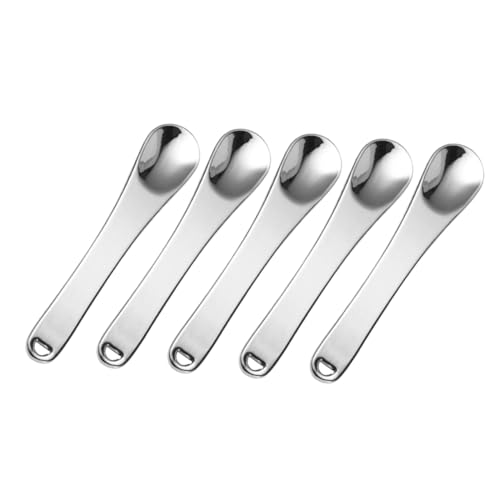 HAMPPLIES 5stücke Teiliges Mini Kosmetikspatel Für Cremes Und Lotionen Praktische Beauty-löffel Für Gleichmäßige Anwendung Von Hautpflegeprodukten Für Make-up Und Gesichtspflege von HAMPPLIES