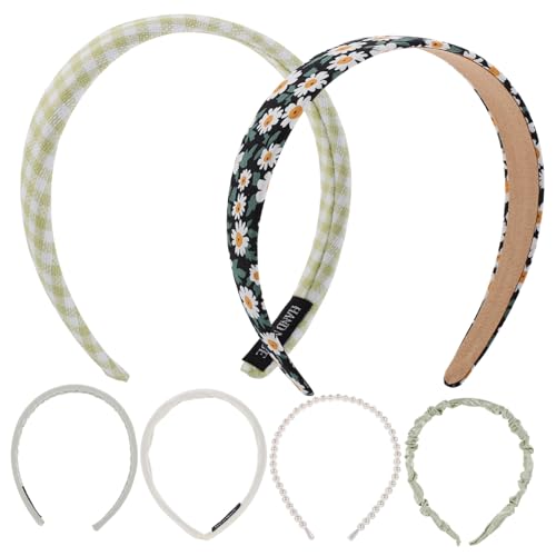 HAMPPLIES 6 Stck Teiliges Damen Haarbänder mit Blumendesign Leichtes Dekoratives Stirnband für Mädchen Vielseitig Einsetzbar bei Party Strand Festival Sicherer Langlebiger Haarschmuck HAMPPLIES 6 Stck Teiliges Damen Haarbänder mit Blumendesign Leichtes Dekoratives Stirnband für Mädchen Vielseitig Einsetzbar bei Party Strand Festival Sicherer Langlebiger Haarschmuck von HAMPPLIES