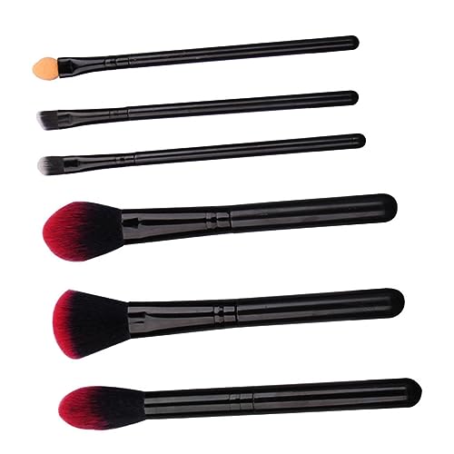 HAMPPLIES 6 Stück Teiliges Make Up Pinsel Langstielig Weich Roter Lidschatten und Augenbrauenpinsel Kompakt Tragbar für Damen Professionelle Kosmetik Anwendung HAMPPLIES 6 Stück Teiliges Make Up Pinsel Langstielig Weich Roter Lidschatten und Augenbrauenpinsel Kompakt Tragbar für Damen Professionelle Kosmetik Anwendung von HAMPPLIES