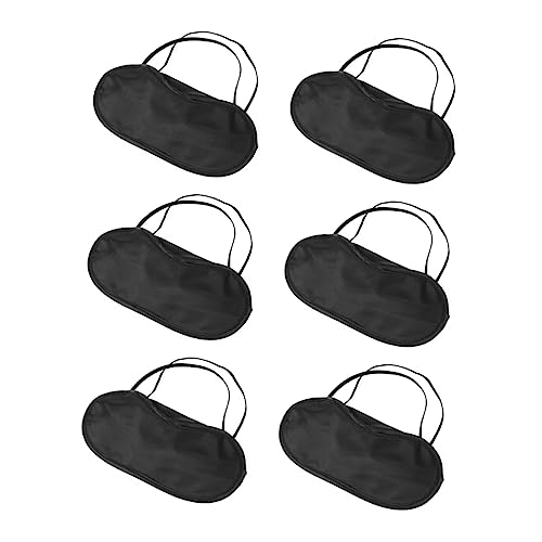 HAMPPLIES 6stücke Augenmaske Schlafmaske Augenmaskenabdeckung Reiseschlafmaske Reisenickerchenschlafmaske Aus Waschbar Bequem Für Reisen Hotels Schlafzimmer Züge Outdoor Für Männer Frauen Au von HAMPPLIES