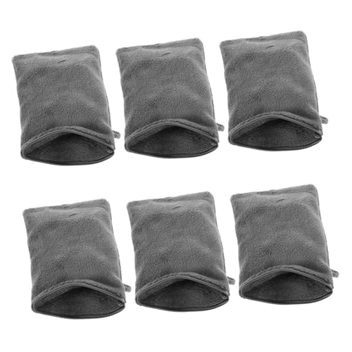 HAMPPLIES 6 Stück Wiederverwendbare Mikrofaser Waschhandschuhe Weich Sanftes Gesichtsreinigungstuch Make Up Entferner Handschuhe Umweltfreundlich Langlebig für Spa und Hautpflege HAMPPLIES 6 Stück Wiederverwendbare Mikrofaser Waschhandschuhe Weich Sanftes Gesichtsreinigungstuch Make Up Entferner Handschuhe Umweltfreundlich Langlebig für Spa und Hautpflege von HAMPPLIES