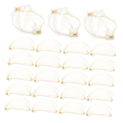 HAMPPLIES 60 Stück Gold Haar Netze Unsichtbar Elastisch Für Ballett Dutt Haarnetz Buns Für Frauen Tänzer Mädchen Hochzeit Alltag Frisuren von HAMPPLIES