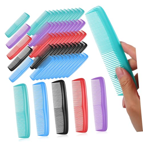 HAMPPLIES 60stücke Kämme Für Dünnes Haar Reisekämme Mit Extra Feinen Zähnen Toupierkämme Haarschnittkämme Tragbare Kleine Kämme Für Damen Und Herren von HAMPPLIES