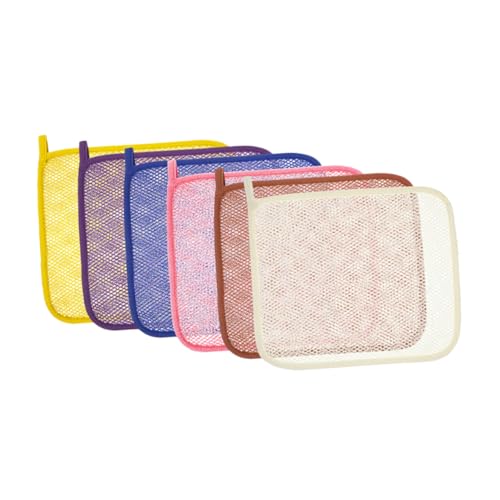 HAMPPLIES 6stücke Körperpeelingtuch Aus Nylon Waschlappen Zum Duschen Peeling-handtuch Für Bad Rückenschrubber Peeling-badetücher Vielseitig Einsetzbar Sanfte Anwendung Leichtgewichtig von HAMPPLIES