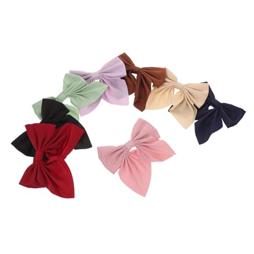 HAMPPLIES 8 Stück Japanische Haar Accessoires Für Mädchen Schleifen Für Mädchen Haarschleifen Für Mädchenschleifen Für Die Schule Schleifen Zum Anklipsen Haarschleifen Für Frauen von HAMPPLIES