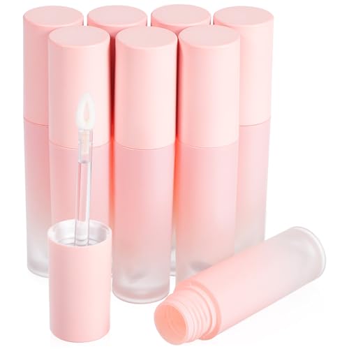 HAMPPLIES 8 Stück Teiliges Nachfüllbare Lipgloss Tuben mit Applikator Kompakte Tragbare Lip Gloss Behälter in Farbverlauf Rosa DIY Lippenbalsam Concealer und Parfüm Aufbewahrung HAMPPLIES 8 Stück Teiliges Nachfüllbare Lipgloss Tuben mit Applikator Kompakte Tragbare Lip Gloss Behälter in Farbverlauf Rosa DIY Lippenbalsam Concealer und Parfüm Aufbewahrung von HAMPPLIES