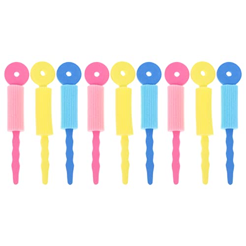 HAMPPLIES 9stücke Schaum Haarwickler Lockenwickler-tool Für Schonendes Haarstyling Curling- Für Frauen Und Mädchen Leicht Und Tragbar Hitzeschaden von HAMPPLIES