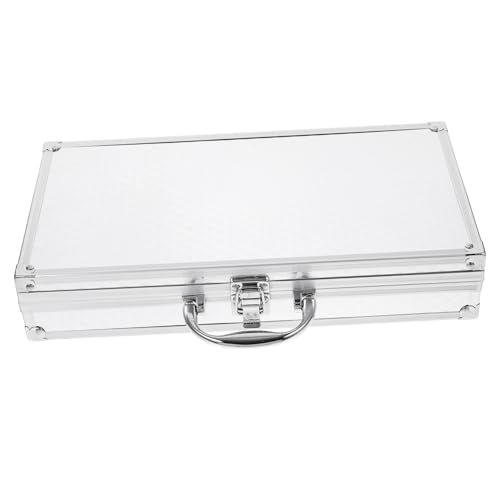 HAMPPLIES Aluminiumkoffer Aus Aluminiumlegierung MDF Für Werkzeugkasten Tragbar Leicht Robust Mit Verschluss Für Herren Als Aufbewahrungsbox Hartschalenkoffer von HAMPPLIES