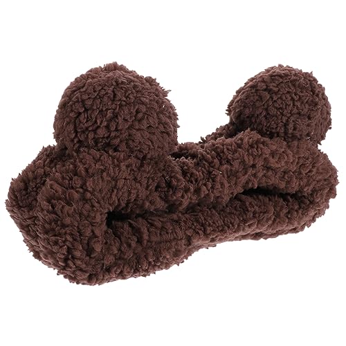 HAMPPLIES Bärenohren Haarband für Damen Weiches Elastisches Stirnband für Gesichtswäsche und Make Up Cartoon Design für Hautpflege und Spa Anwendungen Bequeme Nutzung von HAMPPLIES