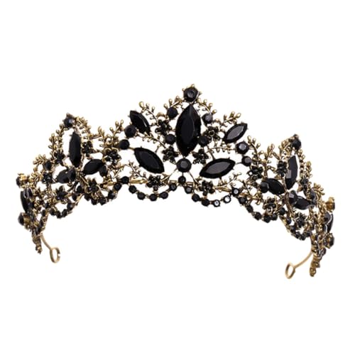 HAMPPLIES Barock Braut Tiara Haarschmuck Leicht Elegant Komfortabel Hochzeit Party Kopfputz von HAMPPLIES