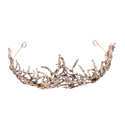 HAMPPLIES Barock Braut Tiara mit Strasssteinen Krone Haarschmuck Eleganter Hochzeitsschmuck für Damen Einfache Handhabung Filigranes Design für Braut und Festliche Anlässe HAMPPLIES Barock Braut Tiara mit Strasssteinen Krone Haarschmuck Eleganter Hochzeitsschmuck für Damen Einfache Handhabung Filigranes Design für Braut und Festliche Anlässe von HAMPPLIES