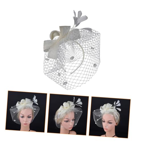HAMPPLIES Braut Haarschmuck Netzgauze Haarclip Elegant Festlich für Frauen Hochzeiten Partys und Engagements Geeignet von HAMPPLIES