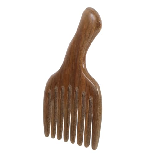 HAMPPLIES Breiter Zahnkamm für Männer Massagestab für Kopfhaut Praktischer Entwirrkamm für Glattes Haar Leicht und Tragbar für Zuhause und Unterwegs von HAMPPLIES