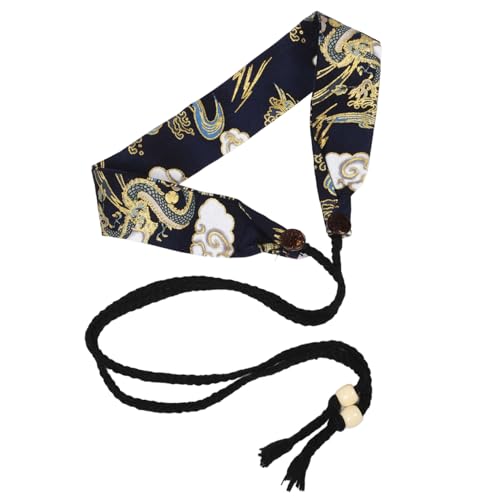 HAMPPLIES Chic Chinesisches Hanfu Haarband Verstellbar mit Langem Band Atmungsaktiv und Schweißabsorbierend Unisex Sport Kostüm accessoire im Traditionellen Stil Komfortabel und Vielseitig von HAMPPLIES