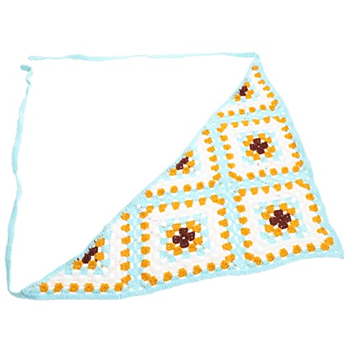 HAMPPLIES Damen Häkel Stirnband Bunt Atmungsaktives Weiches Kopftuch Haarband Modisches Vielseitiges Bandana für Schule Arbeit Alltag Elastisch Bequem Geeignet für Frühling Winter von HAMPPLIES