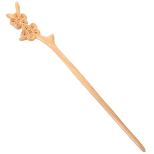 HAMPPLIES Delikate Holz Haarstäbchen für Damen Chinesischer Retro haarstab Glatte Oberfläche Robustes Material für Haardutt und Haarschmuck Vielseitig Einsetzbar Stilvoller Asiatischer von HAMPPLIES