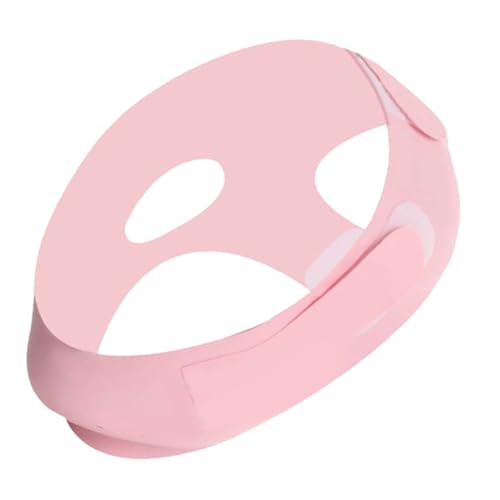 HAMPPLIES Doppelkinn Shaping Gesichtsmaske V Gesicht Straffend Wiederverwendbar mit Kinnlift Gurt Komfortabel für Tag und Nacht Einfache Anwendung von HAMPPLIES