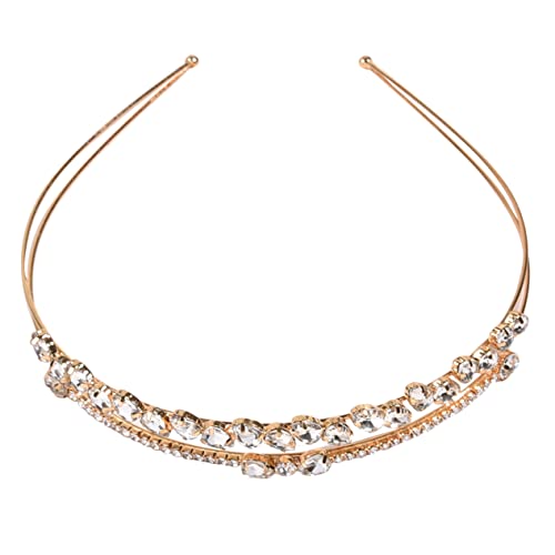 HAMPPLIES Doppelt Besetztes Strass Haarband aus Langlebiger Zinklegierung Funkelnder Brautschmuck für Hochzeit Party Festliche Anlässe Modisches Accessoire für Damen HAMPPLIES Doppelt Besetztes Strass Haarband aus Langlebiger Zinklegierung Funkelnder Brautschmuck für Hochzeit Party Festliche Anlässe Modisches Accessoire für Damen von HAMPPLIES