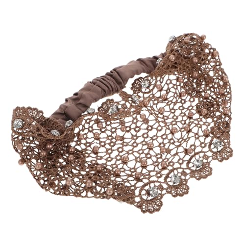 HAMPPLIES Elastisches Spitzen Stirnband für Ältere Damen Warmes Bequemes Haarband Langlebiges Boho Turban Haaraccessoire Vielseitig als Kopftuch und Haarschmuck Modisch und Einfach von HAMPPLIES