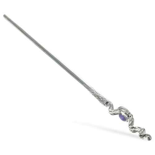 HAMPPLIES Eleganter Metall Haarstab für Damen Vintage Haarnadel für Haarknoten und Dutt Robustes Styling Tool für Mädchen Formeller Haarschmuck Rutschfestes Design Modernes Minimalistisches von HAMPPLIES