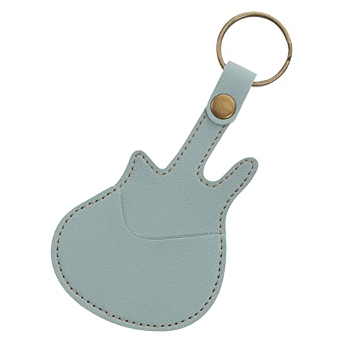 HAMPPLIES Gitarren Plektrumhalter Lederetui Premium Qualität Tragbare Plektrumtasche Organizer Für Akustik Gitarre Ukulele Robust Kompakt von HAMPPLIES