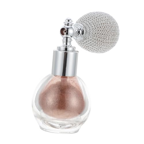 HAMPPLIES Glitzer Highlighter Spray für Gesicht und Körper Sprühbarer Puder mit Schimmerndem Glanz Vielseitiges Beauty make up für Frauen und Mädchen Sicherer Langlebiger Kunststoffbehälter von HAMPPLIES