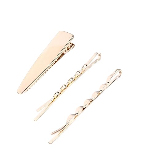 HAMPPLIES Goldene Haarschmuck Set aus Legierung Wellen Design Haarnadeln für Damen Eleganter Kopfschmuck Passend zu Verschiedenen Frisuren Haarschmuck für Alltag und Besondere Anlässe von HAMPPLIES