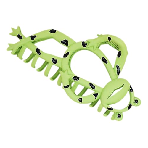 HAMPPLIES Große Haarklammer für Dickes Haar Froschform Haarspange Cartoon Haarklammer Damen Haarclip Modisches Accessoire für Vielseitige Frisuren und Sicheren von HAMPPLIES