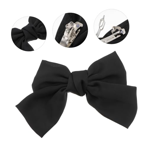 HAMPPLIES Große Haarklammer mit Schleife Damen Haarschmuck Haarklammer Schwarz Eleganter Haarclip für Party und Alltag HAMPPLIES Große Haarklammer mit Schleife Damen Haarschmuck Haarklammer Schwarz Eleganter Haarclip für Party und Alltag von HAMPPLIES