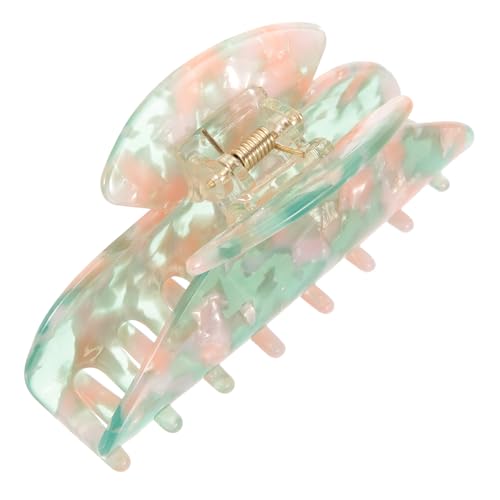 HAMPPLIES Großer Haarklammer Krallenclip aus Robustem Material für Dickes Haar Eleganter Haar accessoire Damen Rutschfest und Vielseitig für Styling Kochen Sport Geschenkidee von HAMPPLIES