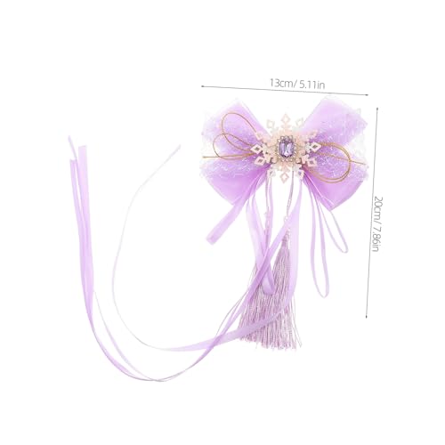 HAMPPLIES Haarspange Schleifenform Gauze Haarclip Leicht Sicherer Griff Süß für Junge Mädchen Party Hochzeit Alltags Haarschmuck Accessoire von HAMPPLIES