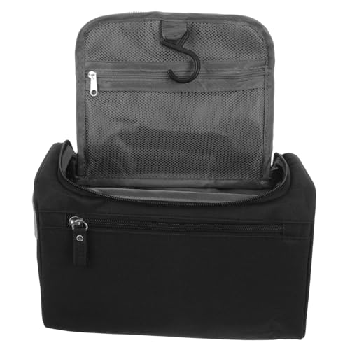 HAMPPLIES Hängende Kulturbeutel Reisetasche Tragbare Kosmetiktasche mit Fächern für Damen Herren Multifunktional Waschbeutel zum Aufhängen für Badezimmer Hotel Camping von HAMPPLIES
