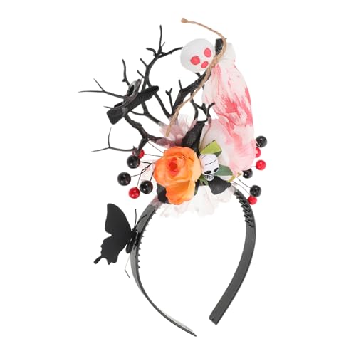 HAMPPLIES Haarschmuck Gruselige Stirnbänder Festliches Stirnband Für Halloween-partygeschenke Kopfbedeckungs-kostümzubehör Halloween-haarschmuck von HAMPPLIES