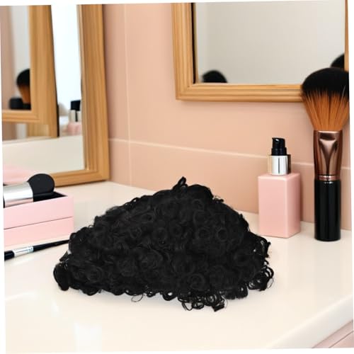 HAMPPLIES Headset Synthetische Lace Front Perücken Kurze Perücken Für Frauen Damenperücken Kurze Lockige Haarperücken Für Frauen Party Haarperücke Lockiges Haar Topper HAMPPLIES Headset Synthetische Lace Front Perücken Kurze Perücken Für Frauen Damenperücken Kurze Lockige Haarperücken Für Frauen Party Haarperücke Lockiges Haar Topper von HAMPPLIES