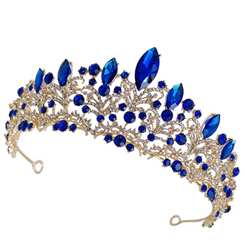 HAMPPLIES Hochzeit Braut Tiara Strasskrone Haarschmuck für Hochzeiten Partys und Besondere Anlässe Leicht Tragbar und für Braut und Ihre Gäste von HAMPPLIES