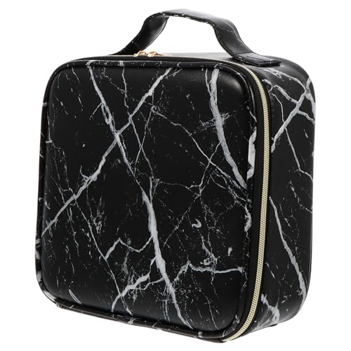 HAMPPLIES Kosmetikkoffer Marmoroptik Makeup Organizer mit Robustem Metallgriff Langlebiger Nylon PU Material Geräumig Multifunktional Reise Schminkkoffer Stilvoll Elegant für Kosmetik HAMPPLIES Kosmetikkoffer Marmoroptik Makeup Organizer mit Robustem Metallgriff Langlebiger Nylon PU Material Geräumig Multifunktional Reise Schminkkoffer Stilvoll Elegant für Kosmetik von HAMPPLIES