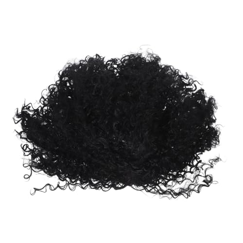 HAMPPLIES Kurz Afro Lockenperücke Damen Schwarz Leichte Atmungsaktive Synthetische Hochtemperaturfaser Bequem für Alltag Halloween Weihnachtsfeier Kostüm Cosplay-events HAMPPLIES Kurz Afro Lockenperücke Damen Schwarz Leichte Atmungsaktive Synthetische Hochtemperaturfaser Bequem für Alltag Halloween Weihnachtsfeier Kostüm Cosplay-events von HAMPPLIES