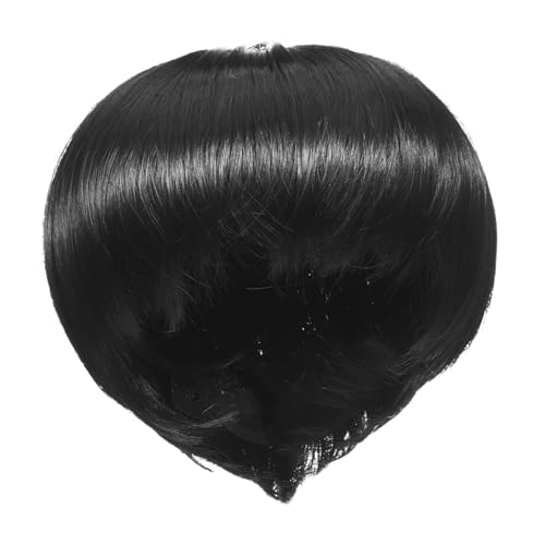 HAMPPLIES Kurze Schwarze Bob-Perücke für Damen mit Natürlichem Ponyersatz Synthetische Weiche Fasern Realistisch Wirkendes Haar Vielseitig Stylbar für Party Cosplay und Alltag HAMPPLIES Kurze Schwarze Bob-Perücke für Damen mit Natürlichem Ponyersatz Synthetische Weiche Fasern Realistisch Wirkendes Haar Vielseitig Stylbar für Party Cosplay und Alltag von HAMPPLIES